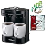 Cuisinart ? Commercial 2-cup Coffeemaker - Black (includes 108 Colombia Supremo Regular Pods)