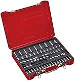 Bovidix 380105101 Socket and Socket Bit Set with 1/4-Inch Drive, Metric, 50-Piece [並行輸入品]