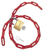 Draper 55818 Padlock And Pvc Coated steel Chain