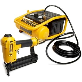 DEWALT D55140BN Heavy-Duty 2-Inch Brad Nailer/1-Gallon Compressor Combo Kit