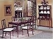 Cherry Finish Queen Anne Table By Acme Furniture