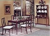 Cherry Finish Queen Anne Table By Acme Furniture
