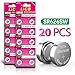 LiCB 20 Pack SR626SW 377 626 Battery 1.5V Button Cell Batteries