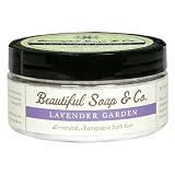 Beautiful Soap & Co. All-Natural Champagne Bath Fizz, Lavender Garden, 12 oz (340 g) (Pack of 2)
