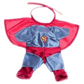 Super Bear superhero costume outfit fits 8
