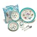Baby Cie Childrens Melamine Dinnerware Lunch Set - La Mer