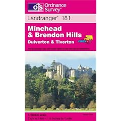 Minehead and Brendon Hills, Dulverton and Tiverton (Landranger Maps)