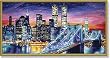 Schipper 609220369 - Malen nach Zahlen - Manhattan bei Nacht, 40x80 cm