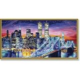 Schipper 609220369 - Malen nach Zahlen - Manhattan bei Nacht, 40x80 cmvon "Noris"