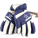 Dallas Cowboys Thinsulate Lined Lightning Ski Gloves (Size Medium/Large)