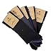 Christmas Gift and Stocking Stuffer Comfy Bamboo Men's 5 Pack Casual and 1 Ankle Socks-The Softest