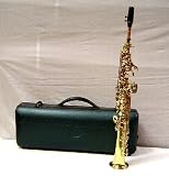Crystalcello CWD417 B Flat Lacquer Plated Soprano Saxophone and Accessories - B000I5NS24