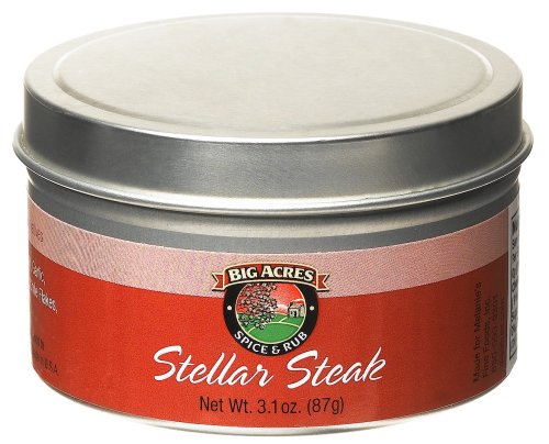 Big Acres Stellar Steak Spice & Rub, Tins (Pack of 6) by Big Acres