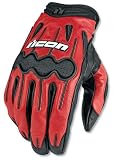 ICON GLOVE ARC RED MD - -
