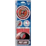 Portland Trailblazers Official 10.5" x 4" Prismatic Decal Set