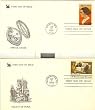 USA Two First-Day Covers: Abigail Adams, Treaty of Paris