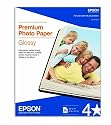 Epson High-Gloss Premium Photo Paper, 8.5 x 11 Inches, 50 Sheets per Pack (S041667)