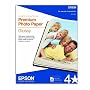 Epson High-Gloss Premium Photo Paper, 8.5 x 11 Inches, 50 Sheets per Pack (S041667)