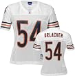 Women`s Chicago Bears #54 Brian Urlacher Road Replica Jersey