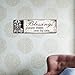 Adeco Decorative Wood Wall Hanging Sign Plaque Blessings Count Them One by One Black Off White Home Decor