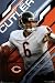 Chicago Bears Jay Cutler NFL Art Poster Print 22x34