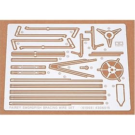 Fairey Swordfish Photo-Etched Bracing Wire Set 1-48 by Tamiya