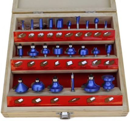 Deluxe 24-Piece Router Bit Set - SHK 1/2 | 24 Piece