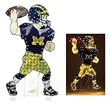 44 Lighted & Animated NCAA Football Lawn Figure - University Of Michigan