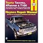 Toyota Tacoma, 4 Runner & T100 Automotive Repair Manual. Models covered: 2WD and 4WD Toyota Tacoma (1995 thru 2000), 4 Runner (1996 thru 2000) and T100 (1993 thru 1998)