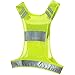 Reflective Vest for Running or Cycling With Pocket, Two 3M Safety Reflective Bands, High Visibility Gear Motorcycle Walking Jogging