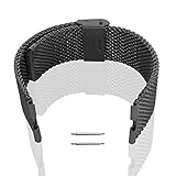 Lucco Wire Mesh Watchbands Watch Strap Bracelet for Motorola Moto 360 Moto360 Smart Watch Smart Phone with Screen Protector (Mesh Black)