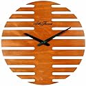 Seth Thomas Munich Stained Brown Brown Slat Wall Clock