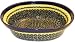 Kitchen & Housewares : Bunzlauer Polish Pottery 1157-DU1 3 Qt Family Casserole, Yellow with Blue and Green