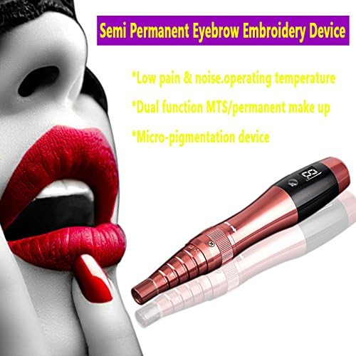 Multifunction Eyebrow Embroidery Microblading Device by NewPollar - Semi Permanent Make up Device Machine Tattoo Pen