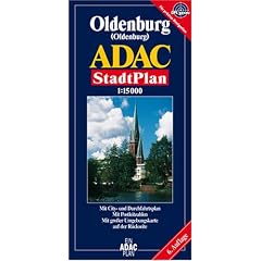 ADAC Stadtpl�ne, Oldenburg: Mit Cityplan. Mit Radwegen. Mit Postleitzahlen. Mit gro�er Umgebungskarte
