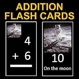 Far Out Addition Flash Cards 1-12 (Decorated with Shuttle, Astronaut, and Satellite Photos)
