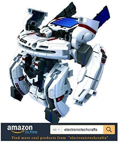 Electronictechcrafts 7-in-1 Solar Rechargeable Space Fleet,Space Fleet Solar Toy Set , Eco Science Educational Toy and Demonstration Kit , Great Gift