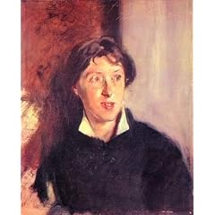 A4 10x8 Fine Art Glossy Photo Image Print Portrait of Vernon Lee John Singer Sargent Impressionism American