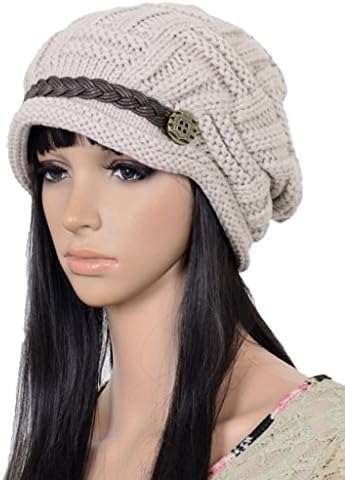 Fashion Women Knit Snow Hat Winter Snowboarding Beanie Crochet Cap Hats