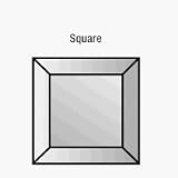 C.R. LAURENCE 3442103 CRL Bronze 3 Square Mitered Beveled Mirror Corner