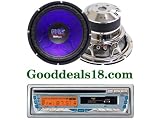 All Pyle In Dash CD Cassette Player + 2 X 12 car Subwoofer