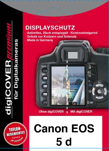 Digicover Premium Schutzfolie f&uuml;r Canon EOS 5D Preisvergleich