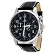 Adee Kaye #AK201-M Men's Aeromaster Leather Strap Oversized Chronograph Watch