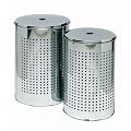 Axentia 282790 W�scheboxen-Set 2 St�ck verchromt mit Deckel