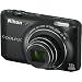 Nikon Coolpix S6400 Kompaktkamera (16 Megapixel, 12-fach opt. Zoom, 7,6 cm (3 Zoll) Touchscreen) schwarz
