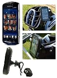 Buybits Golf Bag Clip Phone Mount with All Weather Case Fits The Sony Ericsson Xperia Neo SmartPhone