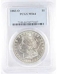 Coins: 1883 O Morgan Dollar PCGS MS64