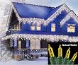 Club Pack of 600 Yellow Commercial Icicle Christmas Lights - Green Wire