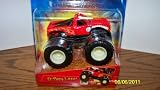 Hot Wheels Monster Jam Truck 1:64 El Matador with Topps Trading Card 2012