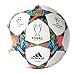 adidas Performance Finale Berlin Capitano Soccer Ball, White/Solar Blue/Flash Green, Size 5